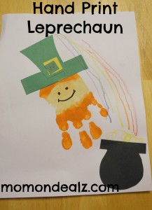 handprint leprechaun