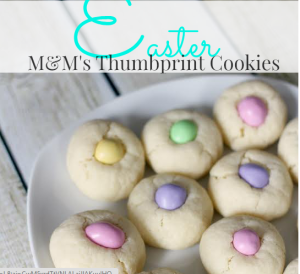 easter thumbprint cookies